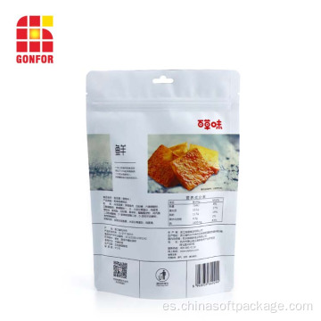 Snack Packaging bolsa de pie con orificio para colgar